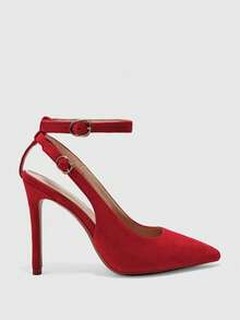 CUCCOO BIZCHIC New Multifunctional Pointed High Heels Designed For Women, Suitable For Christmas And Spring Shoes - Big red - View 1