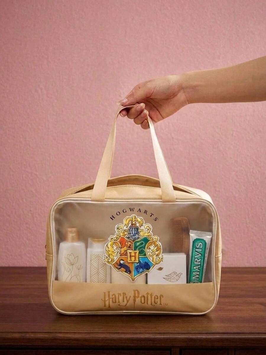 HARRY POTTER X POKOJA LAND Portable Women's High-End Large Capacity Travel Toiletry & Cosmetic Storage Bag - Multicolor - View 1