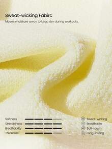 GLOWMODE 3 Pairs Arch Support Everyday Socks Gym - white + yellow + navy blue - View 3