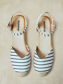 Styleloop Women's Bohemian Buckle Design Fashion Women's Shoes - Blue - View 2