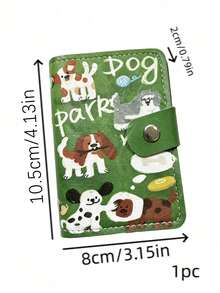Joivida 1PC Mini Card Organizer, Lovely Credential Pouch With Multiple Slots Big Storage, Smooth PU Leather, Hand Drawn Animal Cartoon Print, Anti Demagnet Feature, Well-Liked Daily Essential, Ideal For Travel Study Work, Nice Festival Present - Multicolor - View 14