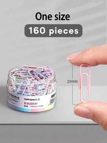Paper Clips, Loose Bookmarks, Plastic Packaging, Colored Paper Clips, Adhesive Packaging, Return Needles, Office Supplies - Multicolor - View 13