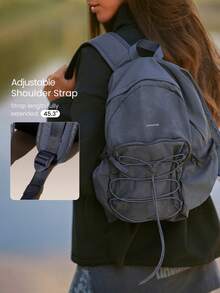 GLOWMODE Medium 10L DailyMotion Water-Resistant Backpack Bag With Side Pockets External Zip Pocket Button Closure Reflective Daily Casual Hiking Outdoor - graphite - View 5