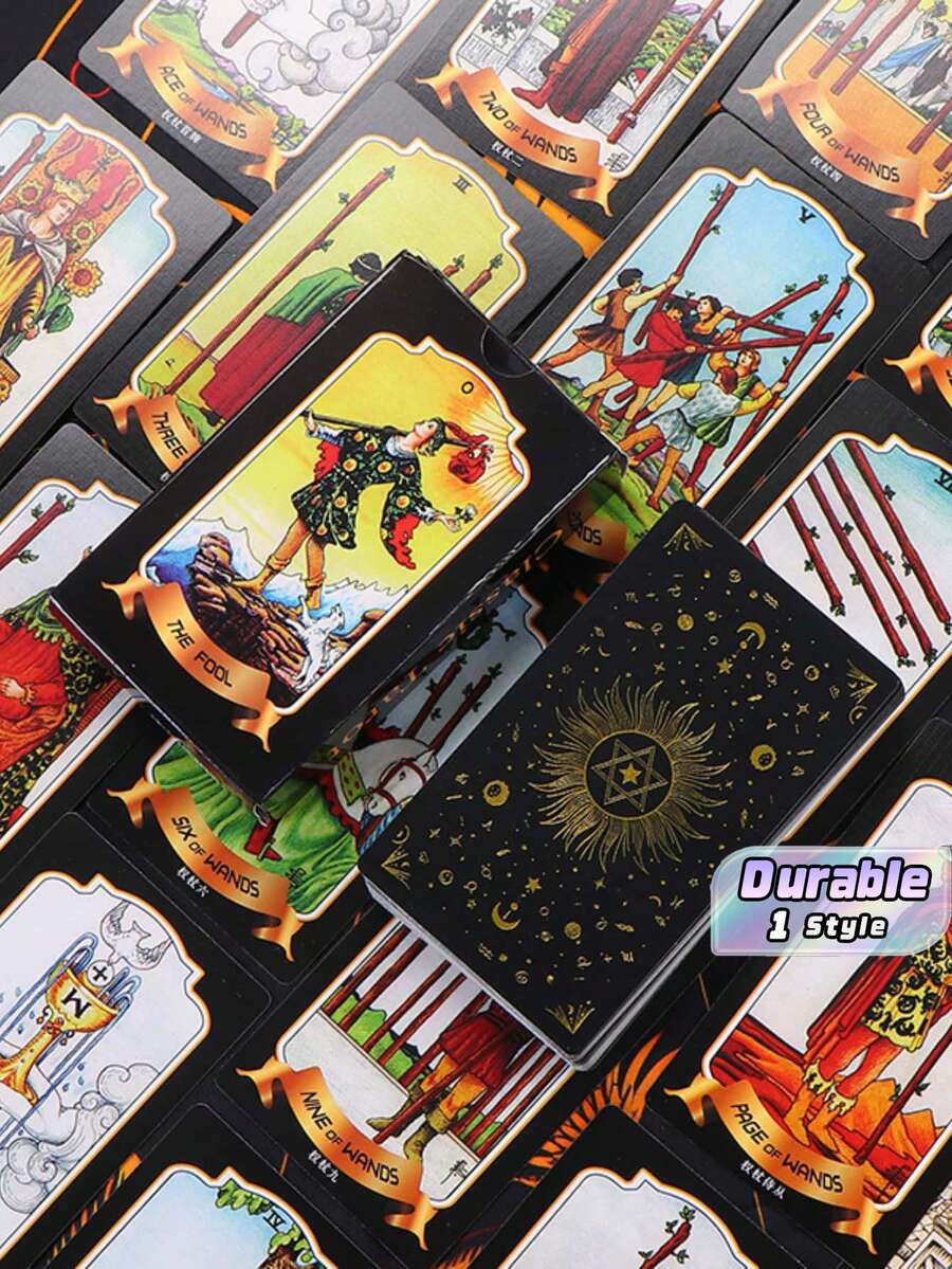 1pc Renaissance Art Tarot Cards Set, 78-Card Full Deck With Classic Painting Theme, Divination Oracle Cards For Beginners, Spiritual History Art Lovers, Great Gift For Tarot Enthusiasts - Renaissance Painting - View 1