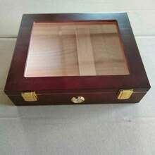 Wooden Cigar Box With Lid, Thermostatic And Moisturizing Box, Transparent With Glass Display, In Stock Cigar Box - Solid Color - View 4