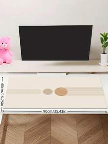 1PC Diatomaceous Earth Non Slip Wear Resistant Durable Desk Mat Keyboard Pad For Home School Classroom Writing Learning Computer Office Workspace Decor Accessories - one size fits all - View 5
