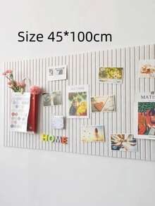1 Piece Of Self-Adhesive Reusable Felt Wall Message Board, Suitable For Home And Office Use. No Drilling Required. It Can Serve As A Photo Display Board, Key Holder, Party Backdrop, And Supports DIY Decorations For Room, Home And Wall Ornamentation - Multicolor - View 17