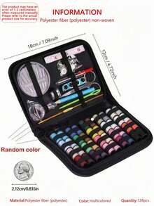 95 Sewing Kits (Random Colors) - Comprehensive Sewing Supplies And Accessories Set, Including 24 Colors Of Thread, Needles, Scissors, Buttons, Tape Measure, Seam Ripper, Etc. - Ideal For Minor Repairs, Emergency Fixes, Tailoring, - Multicolor - View 15