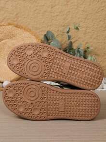 Casual Summer Women'S Sneakers With Soft Sole And Striped Pattern, New Spring 2025 Collection - 2615-1 Brown - View 6
