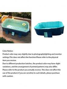 Foldable Non-Inflatable Family Swimming Pool, Portable Ground Pool, Easy Installation For Outdoor Backyard Garden Camping, Durable Pvc Material - A - View 14