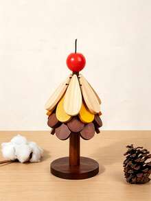 Christmas Tree Wooden Placemat And Coaster Set Heat Resistant Durable Table Ornament For Dining Table Sideboard Home Indoor Tabletop Decor Ideal For Christmas Holiday Festive Seasonal Dinner Party Decorative Tableware Supplies - View 10