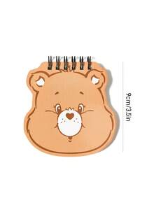 SHEIN X Care Bears Love Bear 特型筆記本 (棕色) - 棕熊 - 查看 3