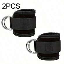 1/2pcs Ankle Strap For Rope Equipment And Resistance Bands, D-Shaped Loop Ankle Strap, Adjustable Looseness, For Home, Gym, And Leg Muscle Training - Multicolor - View 14
