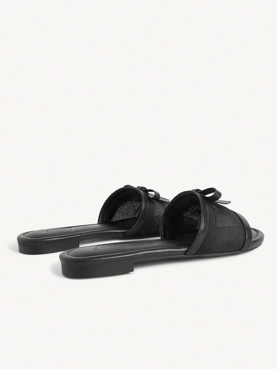 CUCCOO CHICEST Ladies Gorgeous Fashion Bow Mesh Breathable Round Toe Casual Flat Sandals Slippers