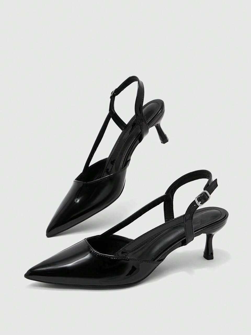 CUCCOO BIZCHIC Women's Spring And Summer New Pointed Back Strap Stiletto Wear Commuter High Heels Fall Shoes