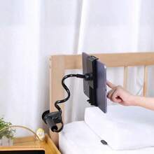 Curved Pillow Base With 360-Degree Rotating Plate Or Phone Holder, Bed Mount - Multicolor - View 7
