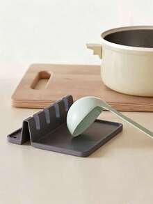 Silicone Kitchen Utensil Holder With Drip Tray - Heat-Resistant Spoon Rest For Stovetop, Countertop, Holds Ladles & Cooking Tools - Multicolor - View 7