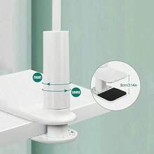 Curved Pillow Base With 360-Degree Rotating Plate Or Phone Holder, Bed Mount - Multicolor - View 4