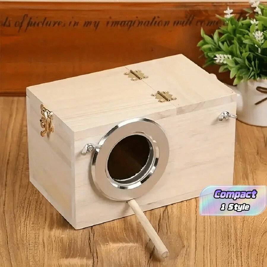One Piece Parrot Breeding Box, Incubator, Vertical Bird Nest, Warm Nest Box, Specifically For Christmas Bird Gift - Multicolor - View 1