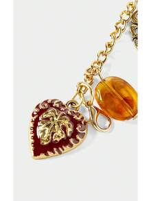 Noxbound Retro Heart Lock Bag Hanging - Gold - View 5