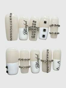 White rhinestone