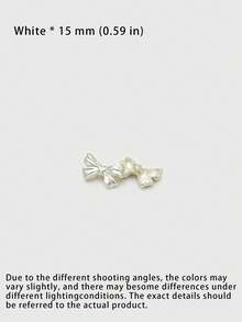1 Pack 10 Pieces Sweet Three‑Dimensional Bow Metal Vintage Buttons Decorative Fasteners Fit For Women Sweaters Coats Suits Outerwear Hand‑Sewn Clothing Accessories - 10pcs - View 14