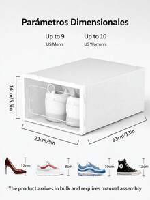 6/14 Pieces Of Transparent Shoe Box With Lid - Transparent Shoes - Stackable Wardrobe Organizer, Dustproof And Space Saving | Easy To Assemble, Can Be Used As A Mini Shoe Box For Bedroom, Home, Living Room Items, Home Organization And Storage - View 9