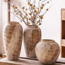 1pc Nordic Minimalist Style Ceramic Hydroponic Vase, Suitable For Fresh Flowers, Boho Vase, Applicable For Farmhouse, Living Room, Dining Room, Tabletop, Bookshelf, Centerpiece Decor, Tabletop Decor, Special Gift, Decorative Style Home Decor Room - Multicolor ABC - View 6