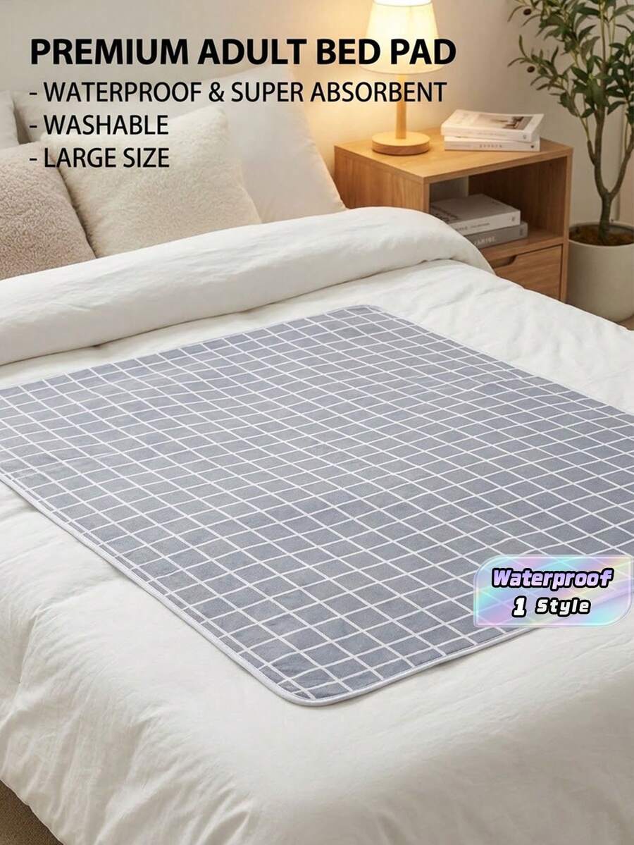 4-Layer Waterproof Incontinence Pad, Reusable Large Size Bedding Protector For Elderly Care, Student Dormitory, Sanitary Use - multicolor - View 1