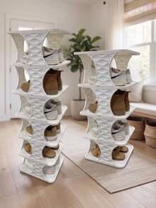 Foldable Shoe Rack - Ideal For Narrow Closets, Space-Saving, Plastic Shoe Organizer Rack, Suitable For Entryway, Efficient Space Utilization For Home/Dorm - Beige - View 6