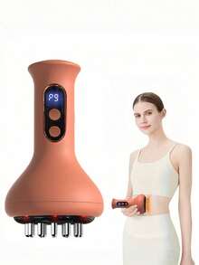 Teckwe Lymphatic Drainage Massager & Anti-Fatigue Smart Tool, Effectively Reduces Stretch Marks And Cellulite - Massager, Relieves Sciatica, Provides Deep Tissue Precise & Comfortable Massage, Featuring Back Massage, Lymphatic Massage 1200mAh - Multicolor - View 8