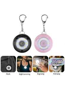 1PC USB Rechargeable Portable Light, Bag Light, Camping Light, Night Light, Cap Light, Car Repair Light, Keychain Light, LED Pet Light, Dog Anti-Lost Night Light - multicolor - View 2
