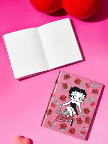 SHEIN X Care Bears 1 Pc Portable Notebook, Suitable For Learning, Writing, Painting, Etc - betty - View 2