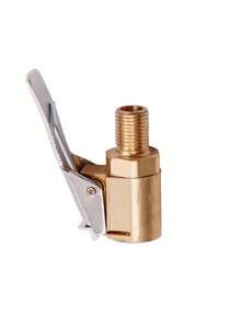 Golden Female Thread Air Chuck With American Male Connector, Heavy Duty Lock-On Tire Inflator Chuck With Clip, Copper Material, Fast Air Flow For Tire Inflation - multicolor - View 12