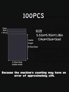 100PCS Clear OPP Bag Self Seal Adhesive Closure Reusable Plastic Packaging Pouch 005MM Thick For Gift Wrapping Party Favor Small Toy Clothing Storage - transparent - View 10