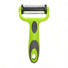 A Multifunctional Vegetable Peeler, Kitchen Slicer, And Peeler, 3-In-1 Blades With A Rotating Design And Shredding Function, Can Be Used To Peel Potatoes, Apples, Vegetables, Fruits, Potatoes, Carrots, And Cucumbers. - Red - View 12