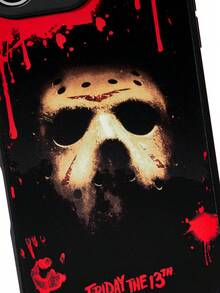 WB Horror X SHEIN Stylish Black Skin-Sensitive Mobile Phone Case, Anti-Drop Protective IPhone11-17 Mobile Phone Case. - Multicolor - View 7