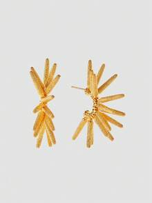 MortiRose Sunflower Earrings Women's Earrings Silver Needles Unique And Beautiful Earrings 2026 New Popular High-End Niche Temperament - Gold - View 5