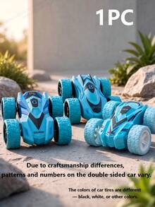 POKOJA LAND Child Friction Powered Fall Toy, Resistant Rotate 360 Degrees, Inertial Double-Sided Stunt Car Off-Road Vehicle Toy Model Toy, Toy For Boys And Girls, Kids Toy, Fidget Toys, Racing Car Games, A Great Gift For Birthday, Christmas, Party - Multicolor - View 12