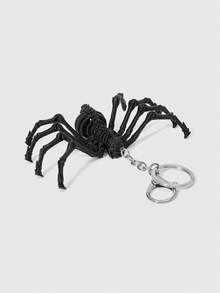 ROMWE 1 Gothic Style Movable Spider Pendant Bag Accessory Buckle, Sweet And Cool, Spice Girl Y2K Is Suitable For Decorative Handbags, Messenger Bags, Backpa - Black - View 1