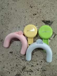 1pc Sucker Slipper Rack Vacuum Pressing Type Strong Punch-Free Hook 5kg Load-Bearing Sucker Hook Behind The Bathroom Door - Multicolor - View 7