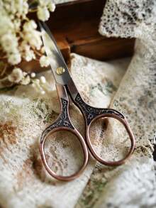 1 Set Of Embroidery Scissors, Stainless Steel Mini Scissors, Yarn Scissors, DIY Embroidery, Craftwork, Needlework, Artistic Creation, And Everyday Use Tools. - Multicolor - View 5