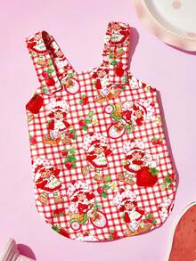 Strawberry grid red