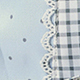 Blue gray polka dot lattice