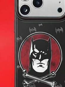 BATMAN X SHEIN 時尚高端印花圖案手機保護殼設計，完美兼容 ，可愛時尚且精緻 - 彩色 - 查看 3