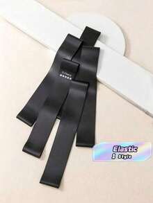 5pcs Resistance Bands Set, Different Levels, Unisex Home Gym Fitness Workout Stretch Bands, High Quality Yoga Exercise Equipment - Black - View 1