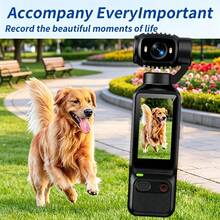 Teckwe Kamera Saku Perekam Video HD 4K - Baterai 1800mAh, Layar 1,9 Inci yang Dapat Diputar 180°, Webcam, Port Pengisian Daya USB-C, Kartu Memori 32G, Kamera Kompak Audio-Video Mini, Kamera Olahraga Luar Ruangan, Cocok untuk Olahraga Luar Ruangan, Bersepeda, Perjalanan, dan Adegan Lainnya - View 6