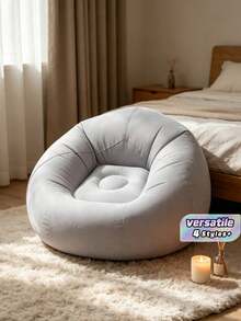 Inflatable Bean Bag Chair, Lazy Sofa - Portable Single Recliner For Indoor, Outdoor And Camping, Ideal Holiday Gift - Multicolor - View 1