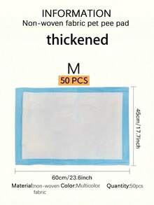 100/50/40/20 Pads Per Pack, Super Absorbent Pet Pee Pads, Specially Designed For Training Small, Medium, And Large Dogs. Super Absorbent, Leak-Proof, Odor-Resistant, Easy To Clean, Disposable. [Quantity Varies Depending On Size] - Multicolor - View 12