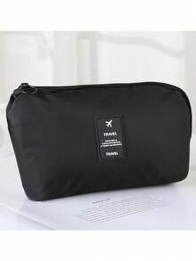 Found Favorite Electronic Product Storage Bag, Travel Cable Storage Bag, Electronic Accessory Portable Bag, Waterproof Double-Layer Multifunctional Storage Bag, - Black - View 3